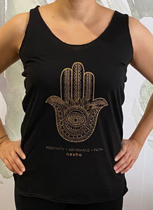 TANK TOP GRIS OXFORD HAMSA