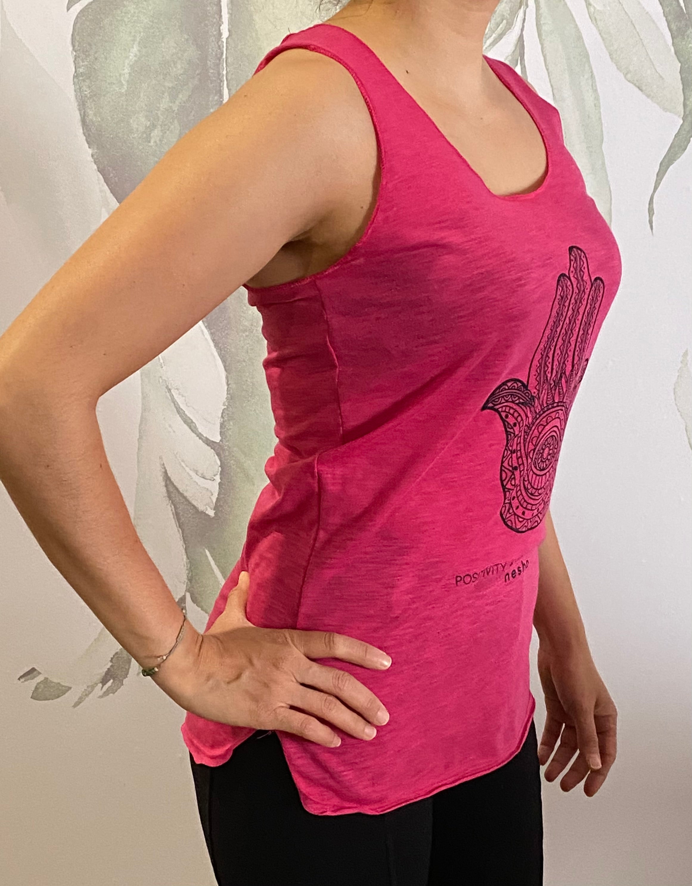 TANK TOP FUCSIA HAMSA