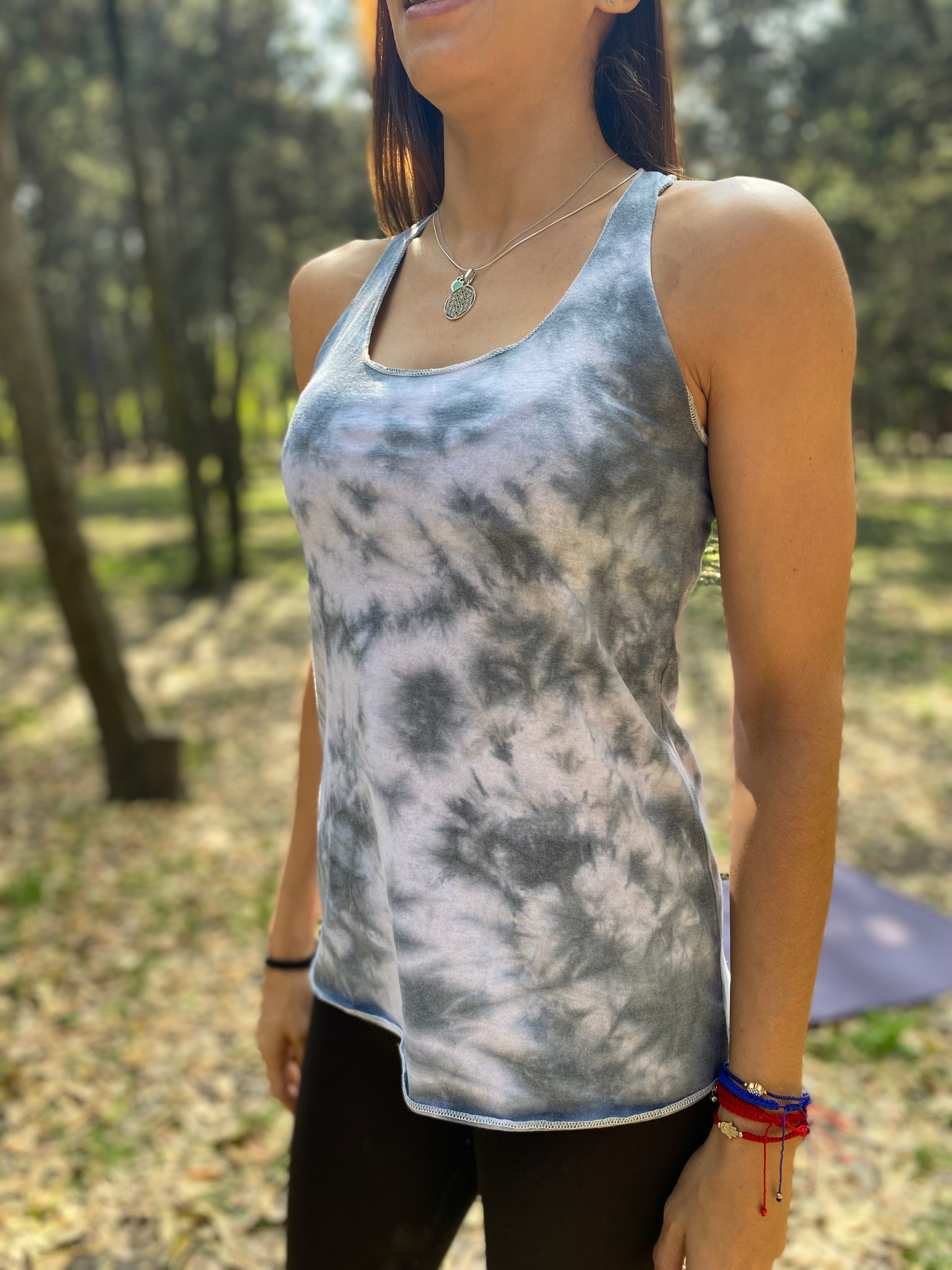 TANK TOP TIE DYE GRIS OM